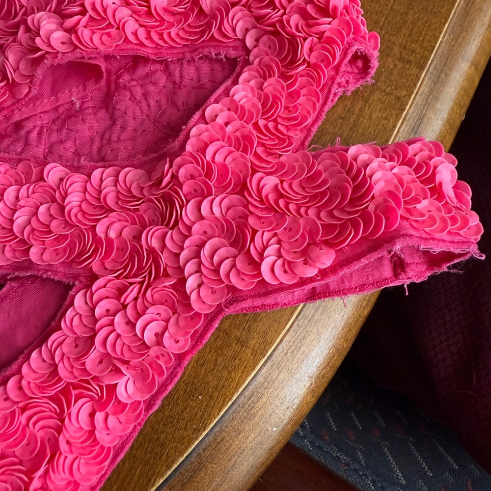 Aje Catara Pink Sequin Skirt - Picture 6 of 7